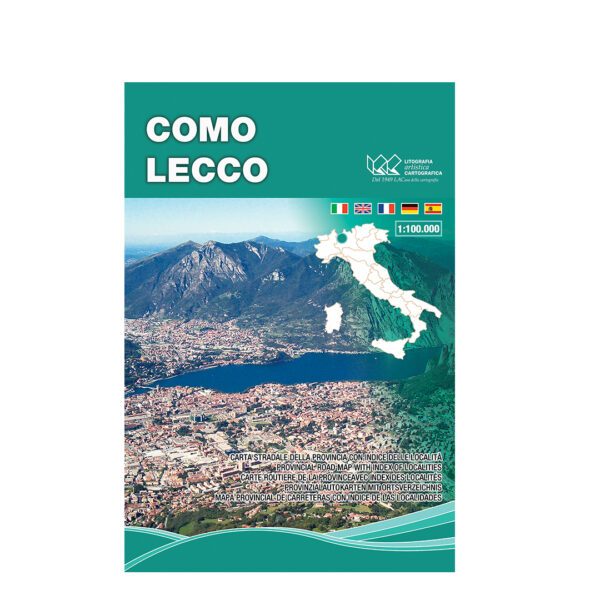 Como - Lecco Carte tematiche stradali provinciali scala 1:100.000