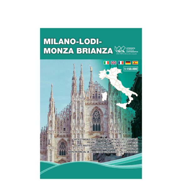 Milano - Lodi - Monza Brianza Carte tematiche stradali provinciali scala 1:150.000