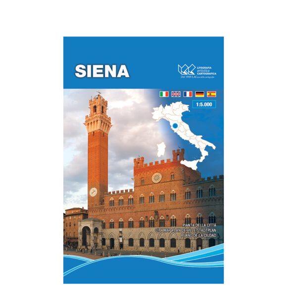 Siena - Carta tematica di centro città scala 1:5.000